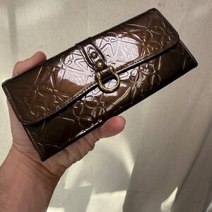 Margaret Howell Idea NWD Leather Long Zip-Around Wallet Cognac Tan